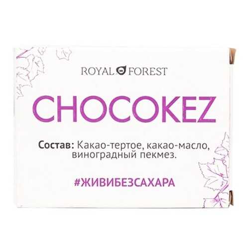 Шоколад Royal Forest Chocokez на виноградном пекмезе 30г в Магнит