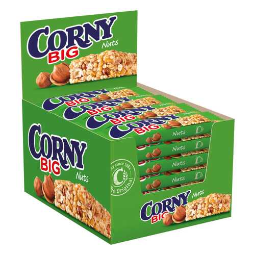 Батончик Corny Мюсли из цельных злаков Лесной орех 50г в Магнит