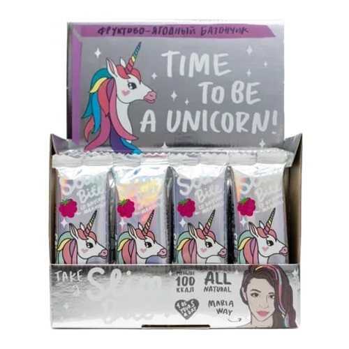 Батончик Фруктово-ягодный Bite Slim Unicorn Малина 30 штук по 30 гр в Магнит