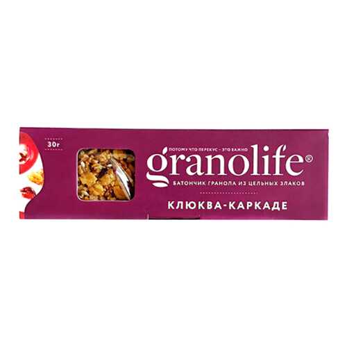 Батончик-гранола Granolife клюква-каркаде в Магнит