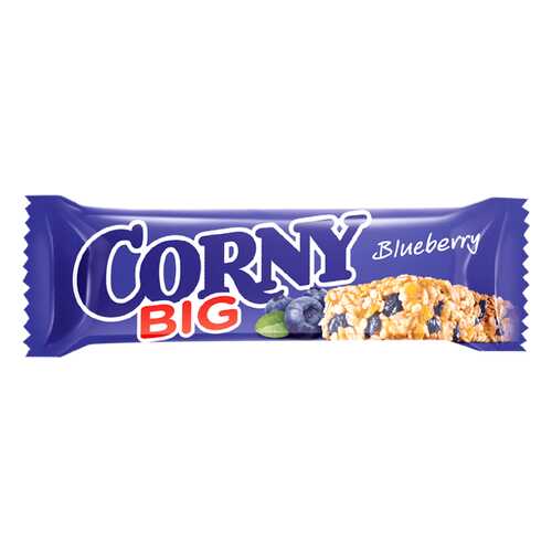 Corny BIG Злаковая полоска с черникой 24 штуки по 40г в Магнит