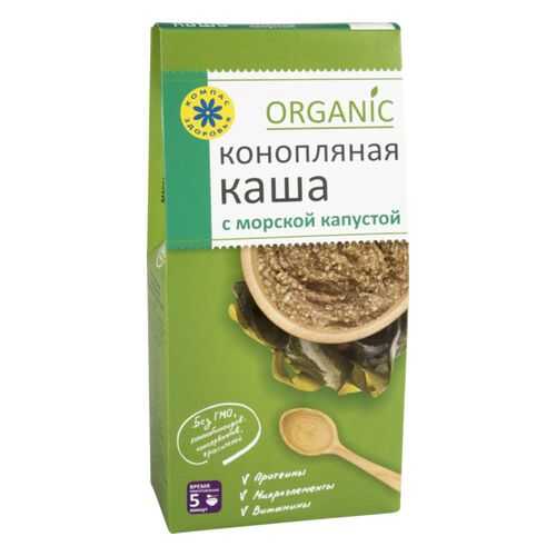 Каша конопляная Компас здоровья organic с морской капустой 250 г в Магнит