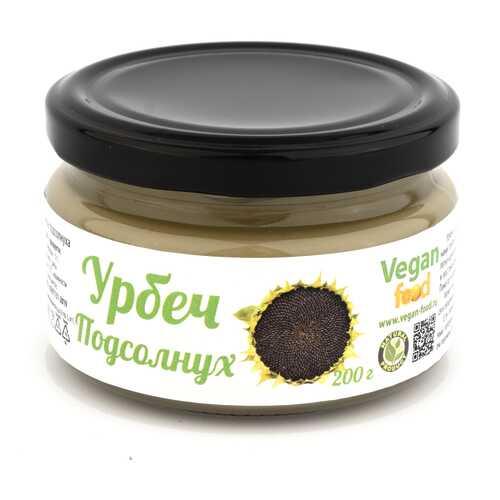 Урбеч Vegan-food из семян подсолнуха 200 г в Магнит