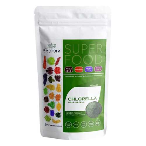 Хлорелла Pattra Organic Broken Сell порошок 50 г в Магнит
