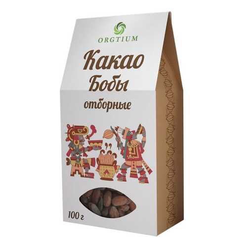 Какао-бобы Оргтиум сорт форастеро отборные 100 г в Магнит