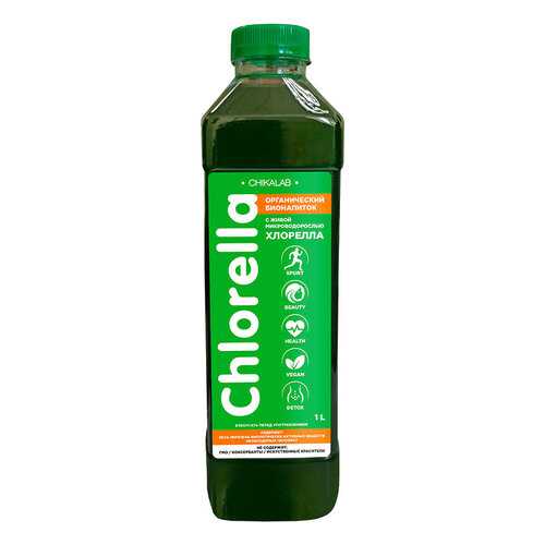 Напиток органический Хлорелла BOMBBAR Chikalab Chlorella 1000 мл в Магнит