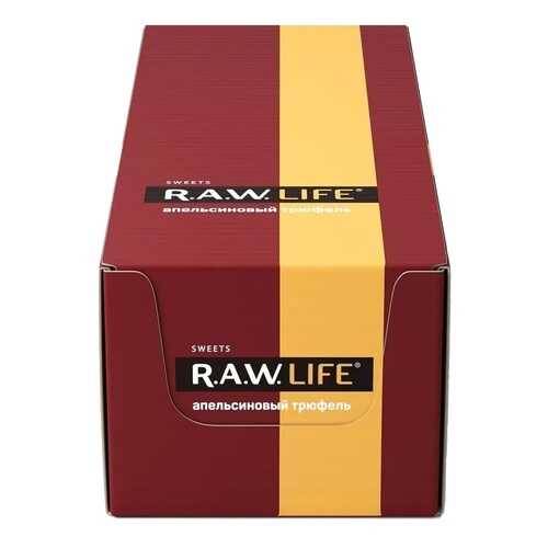 R.A.W. Life Sweets Конфеты (коробка 20шт) (Апельсиновый трюфель) в Магнит