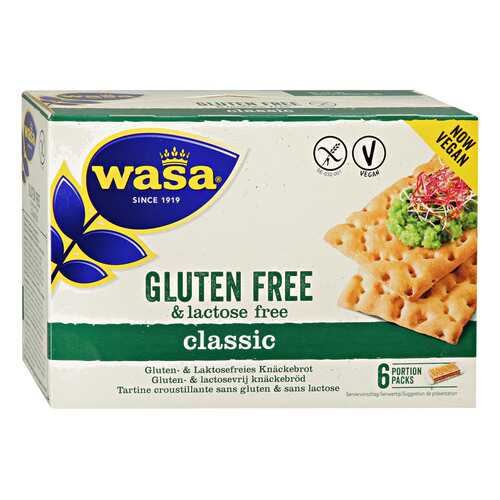 Хлебцы Wasa Classic Gluten Free lactose Free Vegan без содержания глютена и лактозы 240 г в Магнит