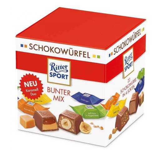 Набор конфет Ritter Sport Schokowurfel Микс 176г в Магнит