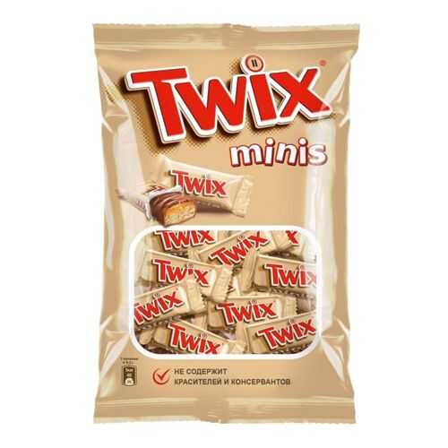 Шоколадные конфеты Twix minis 184 г в Магнит