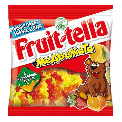 Мармелад Fruit-tella медвежата жевательный с натуральным фруктовым соком 150 г в Магнит