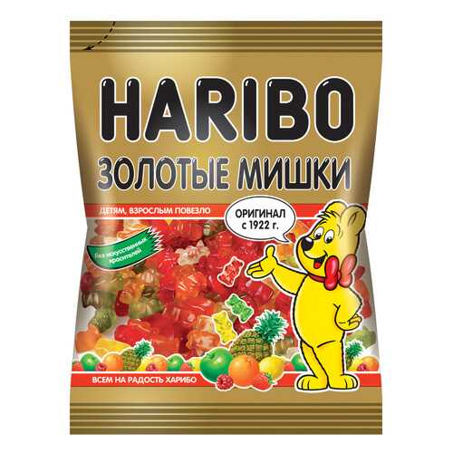 Мармелад Haribo жевательный золотые мишки 70 г в Магнит