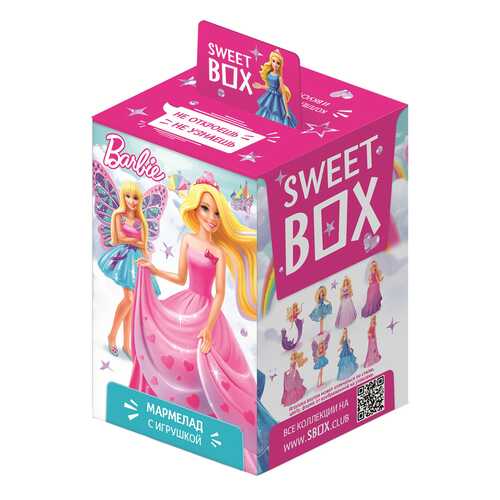 Мармелад Sweet box barbie с игрушкой в коробочке 10 г в Магнит