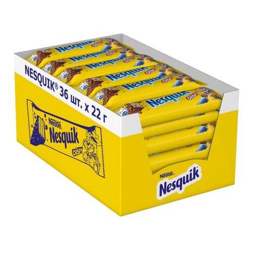 Конфета с хрустящей вафлей Nesquick криспи 22 г в Магнит