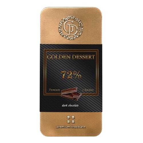 Шоколад Golden Dessert, горький 72%, 100 гр в Магнит