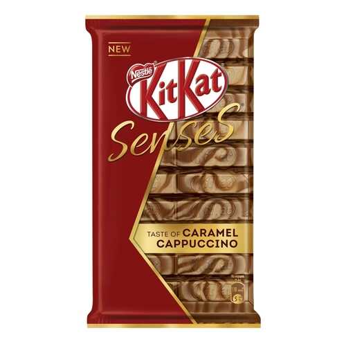 Шоколад Kit-Kat senses со вкусом капучино и карамели с хрустящей вафлей 112 г в Магнит