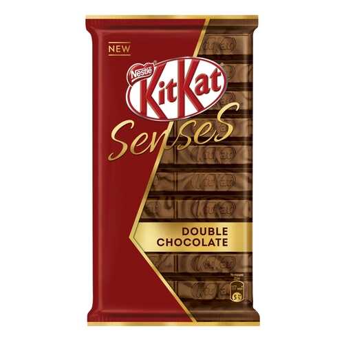 Шоколад молочный и темный Kit-Kat senses double chocolate с хрустящей вафлей 112 г в Магнит