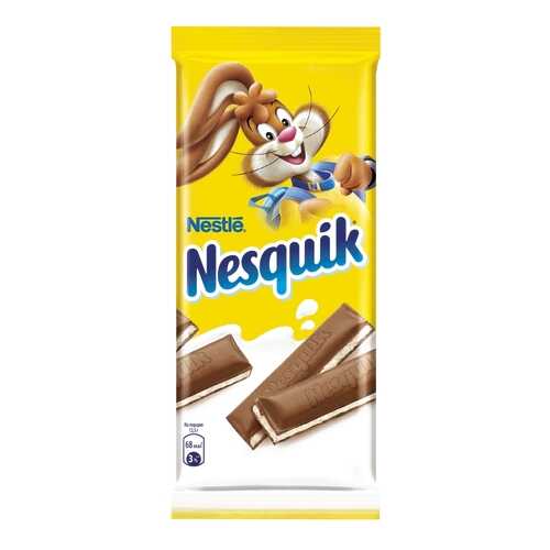 Шоколад молочный Nesquik с молочной начинкой 100 г в Магнит