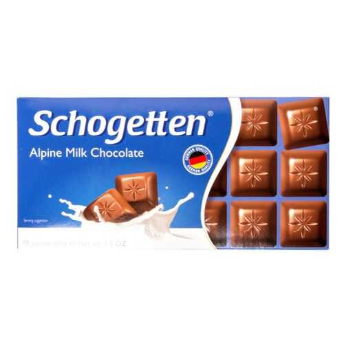 Шоколад молочный Schogetten alpine milk chocolate 100 г в Магнит