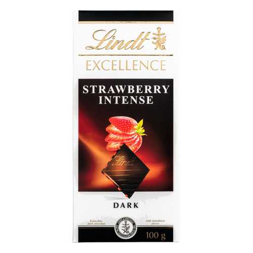 Шоколад темный Lindt excellence клубника 100 г в Магнит