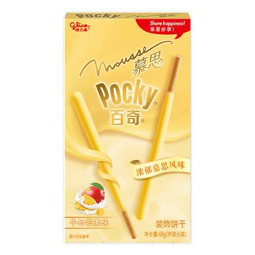 Палочки Glico Pocky со вкусом сливочное манго 48 г в Магнит