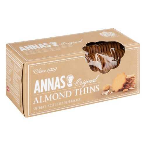 Печенье Annas original almond thins миндальное тонкое 150 г в Магнит