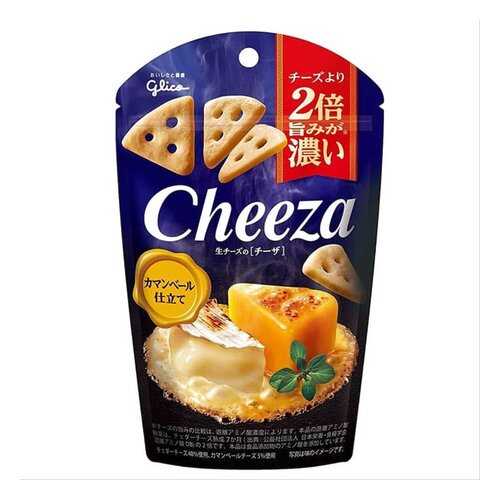 Печенье-снек Glico Cheeza с сыром камамбером 40 г в Магнит