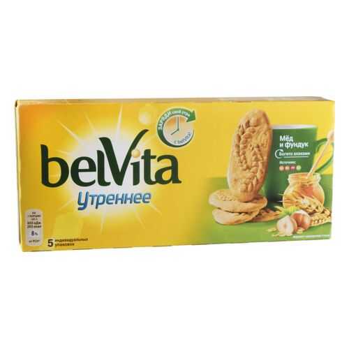 Печенье утреннее BelVita мед и фундук 225 г в Магнит