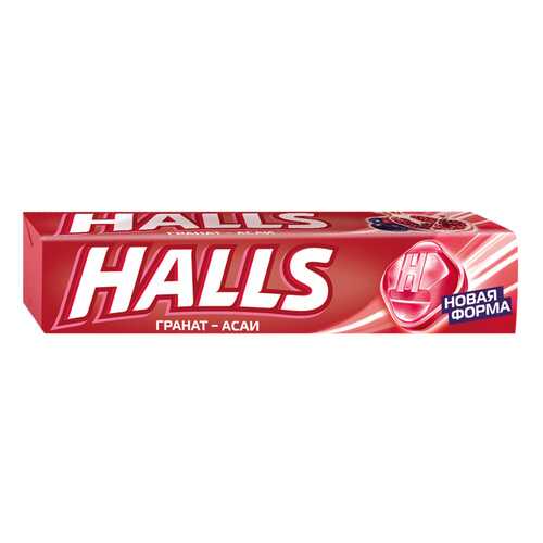 Леденцы Halls со вкусом граната и ягод асаи 12*25 г в Магнит