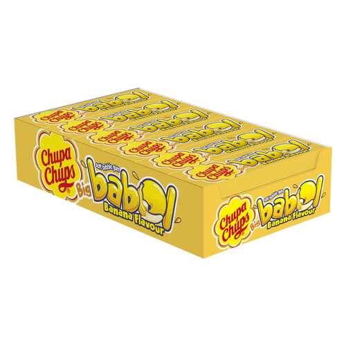 Жевательная резинка Chupa Chups big babol банан 21 г в Магнит