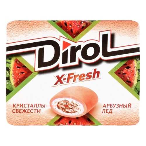 Жевательная резинка Dirol x-fresh арбузный лед 16 г в Магнит