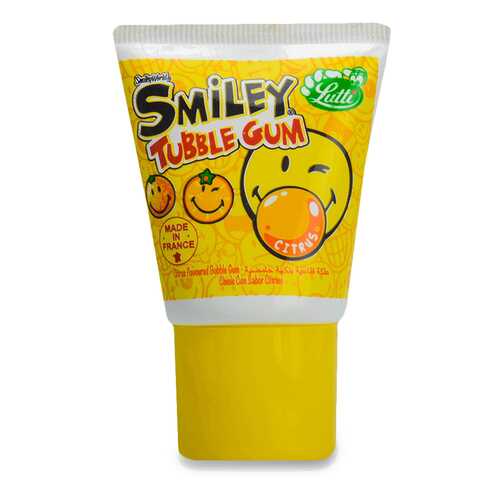 Жевательная резинка Lutti Tubble Gum Smiley (Citruc) 35г Франция в Магнит