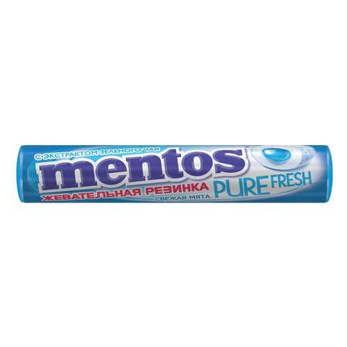 Жевательная резинка Mentos пьюр фреш мята 15.5 г в Магнит