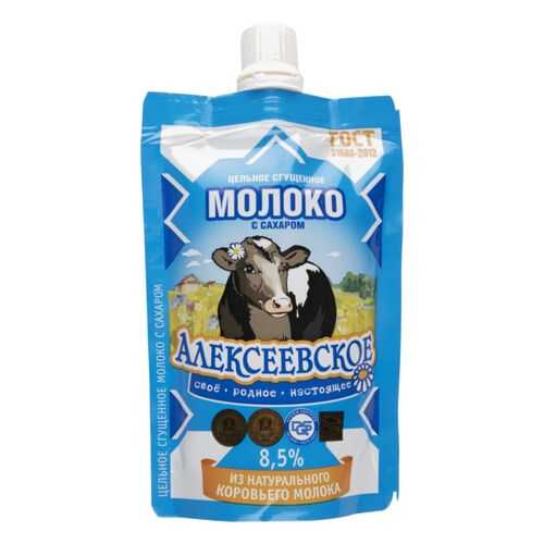 Молоко сгущенное Алексеевское 8.5% с сахаром 100 г в Магнит