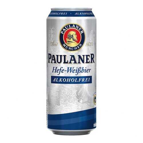 Пиво безалкогольное Paulaner Hefe 0.5 л в банке в Магнит