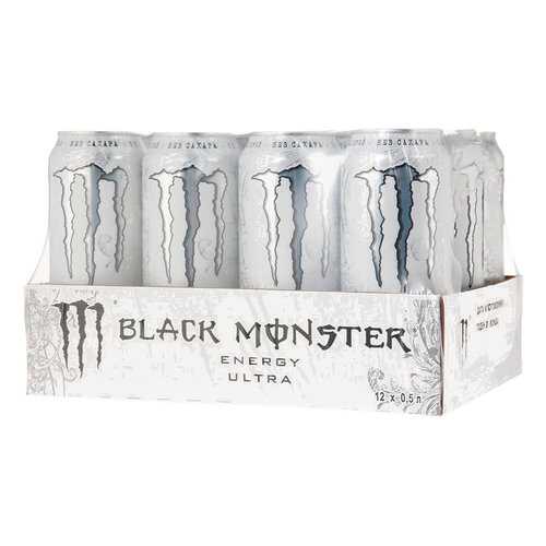 Энергетический напиток Black Monster Energy Ultra 12 шт 449 мл в Магнит