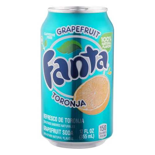 Напиток безалкогольный сильногазированный Fanta grapefruit жестяная банка 0.355 л в Магнит