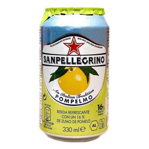 Напиток сокосодержащий San Pellegrino со вкусом грейпфрута, 0,33 л а/б по 6шт в Магнит