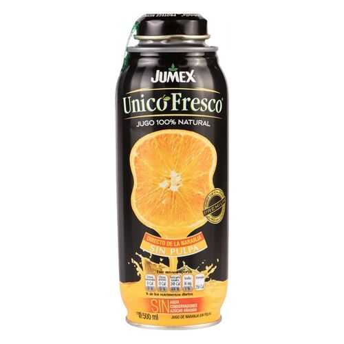 Сок апельсин Jumex unico fresco jugo naranja sin pulpa 500 мл в Магнит