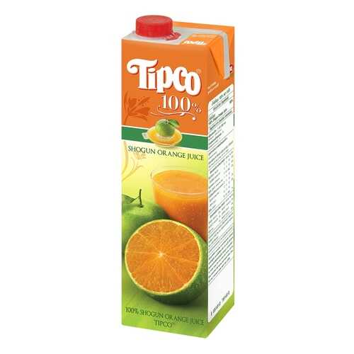 Сок TIPCO апельсиновый прямого отжима 1л Tetra Pack Таиланд в Магнит