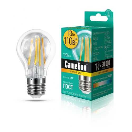 Лампа Camelion LED13-A60-FL/830/E27 в Магнит