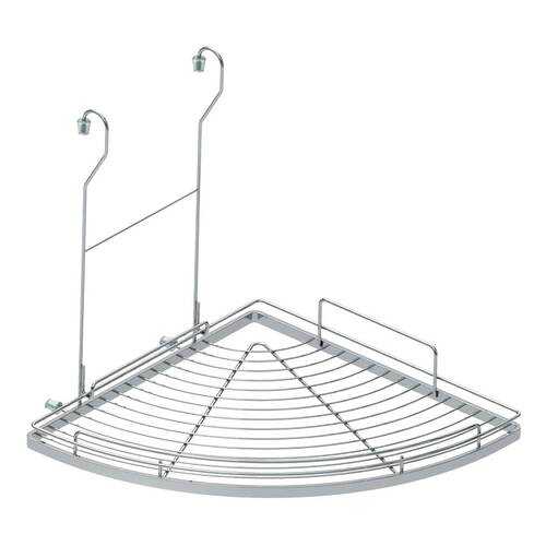 Полка на рейлинг угловая большая MX-421 хром глянец в Магнит