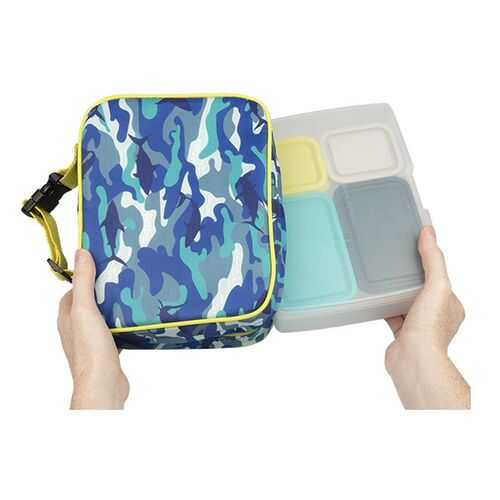 Сумка для ланча + набор ланч-боксов Bento Lunch Box Set (Camo) в Магнит