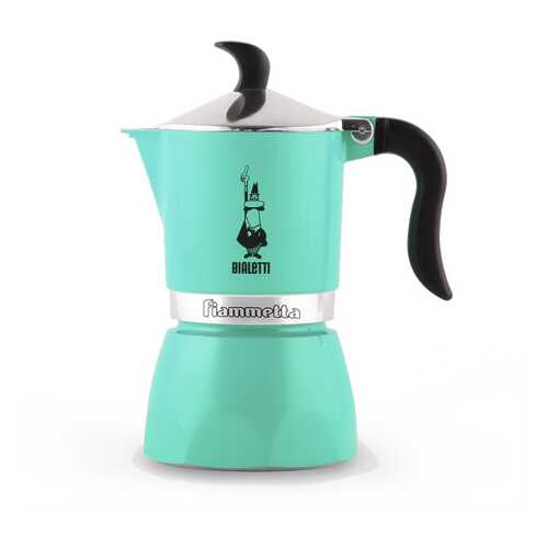 Гейзерная кофеварка Bialetti Fiametta GREEN 3 чаш. в Магнит