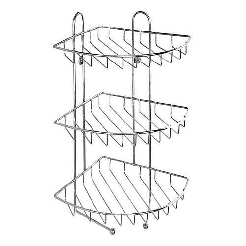 Полка трехъярусная угловая с крючками Milardo 110WC30M44 в Магнит
